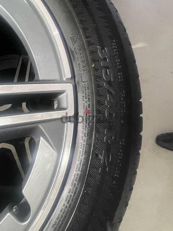 كاوتش مشلان و جنوط  Mercedes Michelin tyres and rims 3