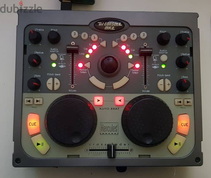 Hercules DJ Controller MP3 USB Mixer Mk2 PC/MAC 0