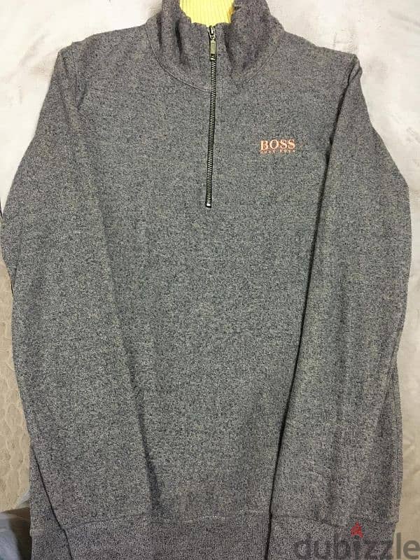 Original Hugo Boss  Zip - neck sweater 2