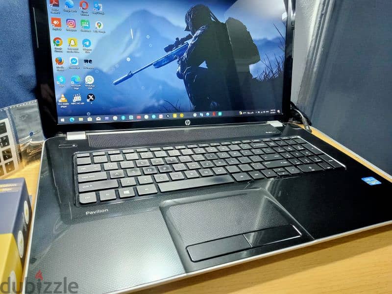 Hp pavilion لم يستخدم رام ١٦ من بلجيكا ١٧ انش 1