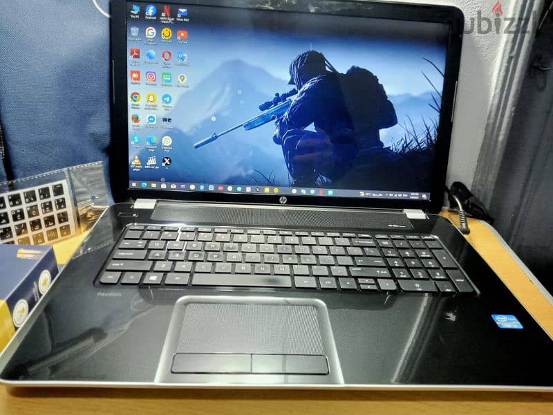 Hp pavilion لم يستخدم رام ١٦ من بلجيكا ١٧ انش 4