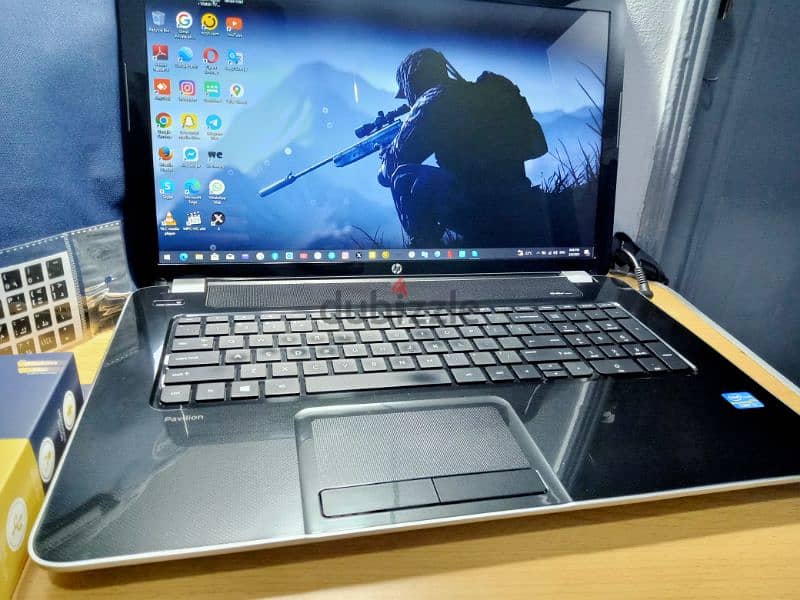 Hp pavilion لم يستخدم رام ١٦ من بلجيكا ١٧ انش 12