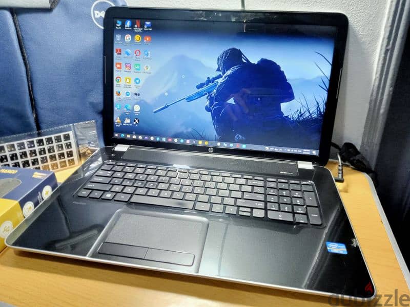 Hp pavilion الجهاز كالجديد رام ١٦ من بلجيكا ١٧ انش 2