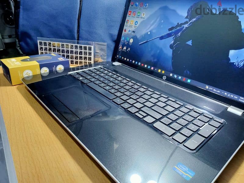 Hp pavilion الجهاز كالجديد رام ١٦ من بلجيكا ١٧ انش 7