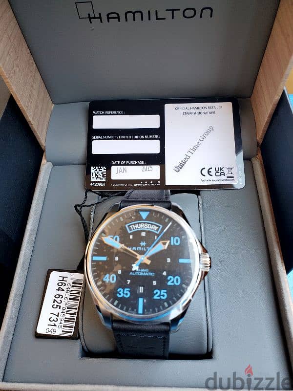 Hamilton Khaki Aviation Day-Date SPECIAL EDITION AUTOMATIC NEW 0