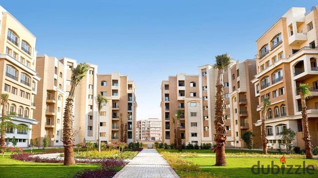 Apartment for sale, immediate delivery, fully finished, in Al Maqsad Compound, with landscape view 0