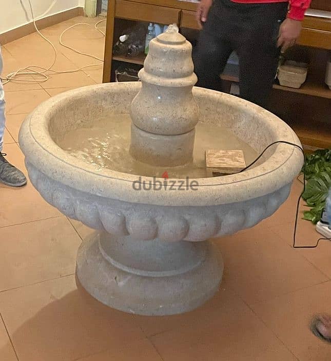 Marble Water Fountain - بحرة رخام عريقة 4