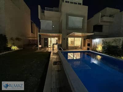 Fully furnished palace for rent in Mivida Compound in the Fifth Settlement 1800 meters