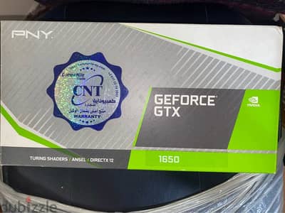 Nivdia GTX 1650 Dual Fan PNY