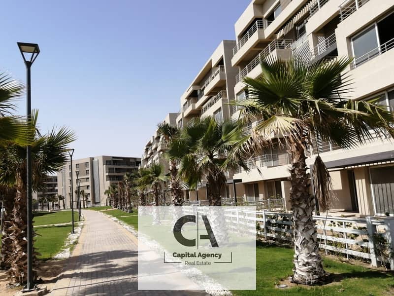 Apartment *Resale* in Capital Gardens Palm Hills Compound at a special price less than the company price with a view of the lagoon - special location 0