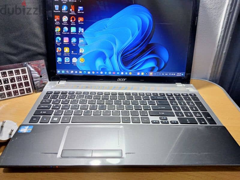 Acer Aspire ram 8 هاردين وشنطه كيبورد كامله 8