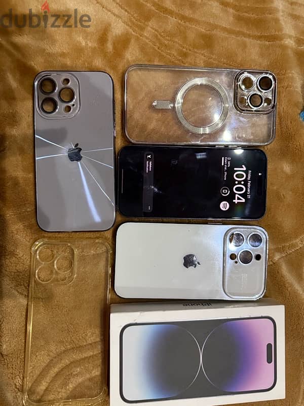 iphone 14 pro max Purple 265G خطين فعلي 2