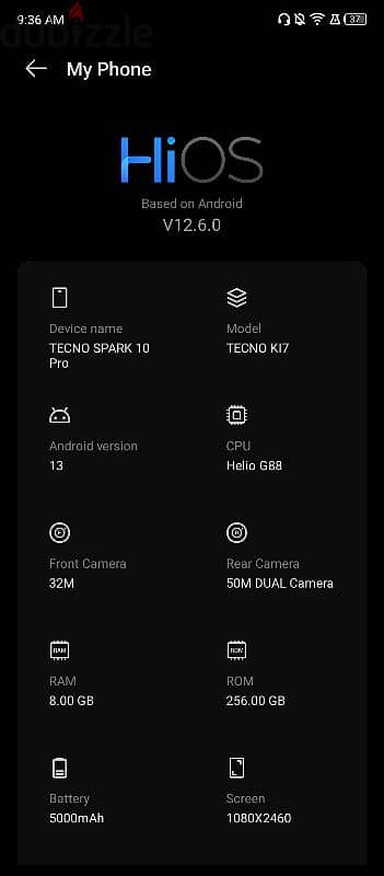 Tecno camon 20 pro 7