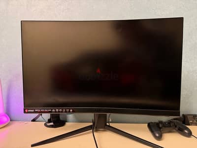 شاشة msi 24 inch curved 144hz