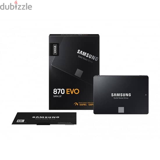 SAMSUNG 870 EVO Series 2.5" 500GB SATA III V-NAND Internal Solid State 0