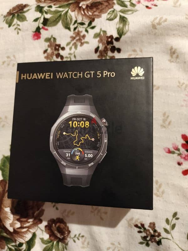 Huawei watch GT5 Pro Black 0