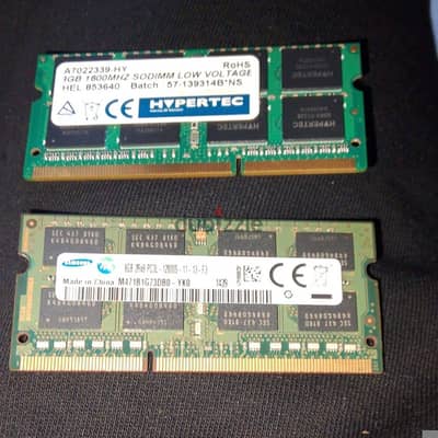 ٢ رام ٨ جيجا DDR3 لابتوب