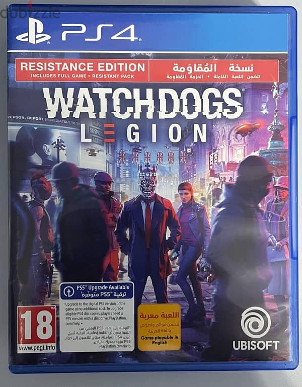 للبيع watch dogs legion ps4 و Gotham knights ps5 1