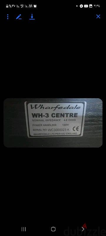 Wharfedale سماعه سنتر UK 2