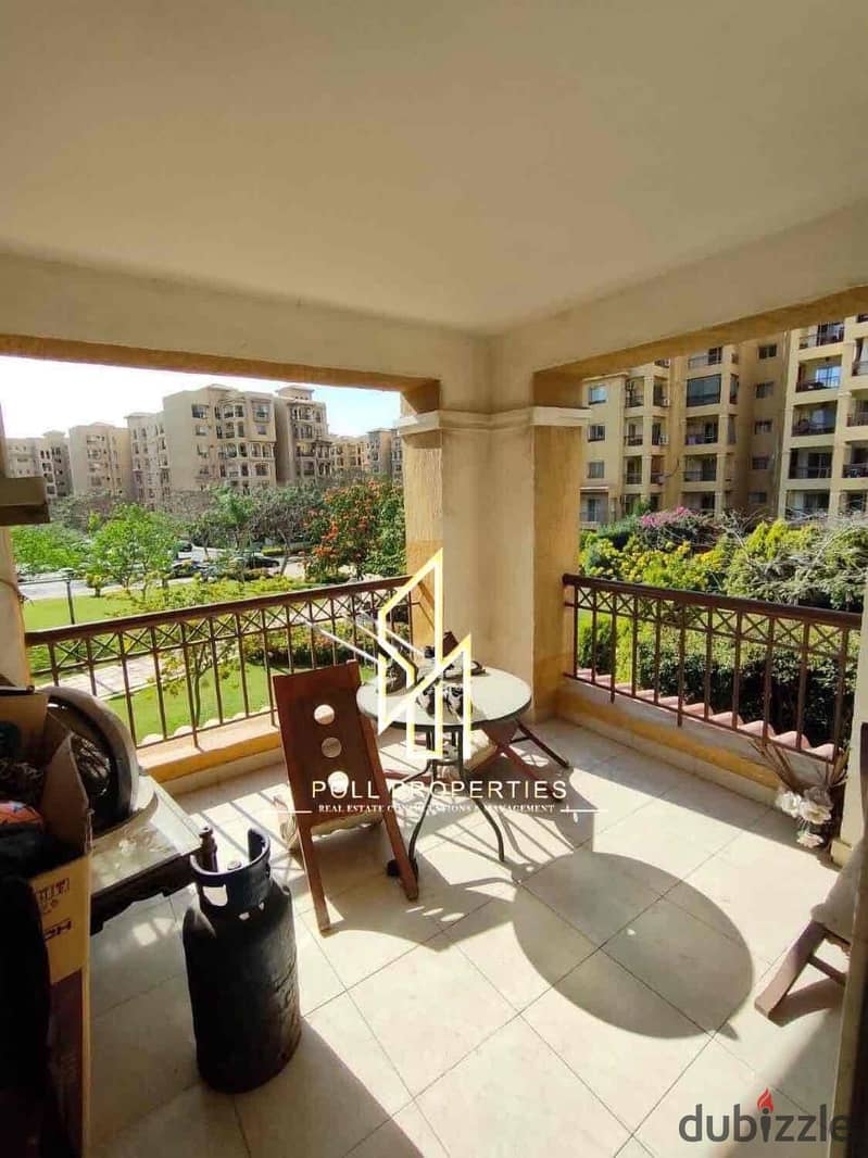 شقة للبيع في مدينتي مساحة 175م فيو شارع و جاردن دور اول علوي apartment for sale in Madinaty b1 0