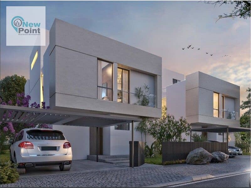 Sign a contract with 0% down payment and own a 280 m independent villa in front of the International Medical Center in an already inhabited compound i 0