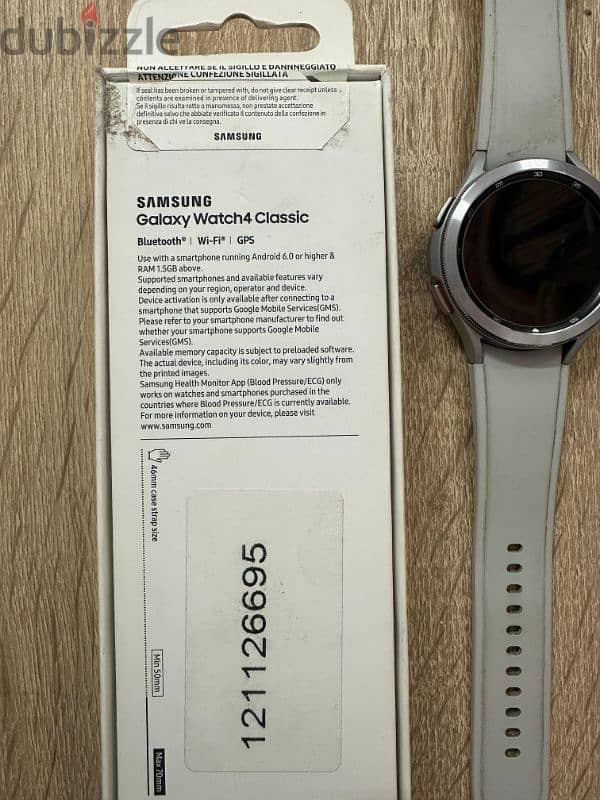 للبيع: ساعة Galaxy Watch 4 Classic بحالة ممتازة 7