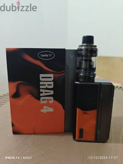 vape drag 4 دراج ٤ الجهاز مفهوش اي خدش او عيب استعمال شهر بس