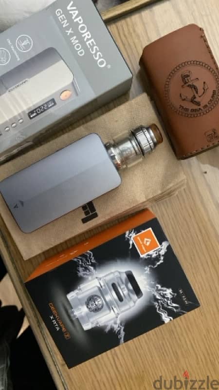 Dl vape شيشه  - Gen x mod + zeus tank 1