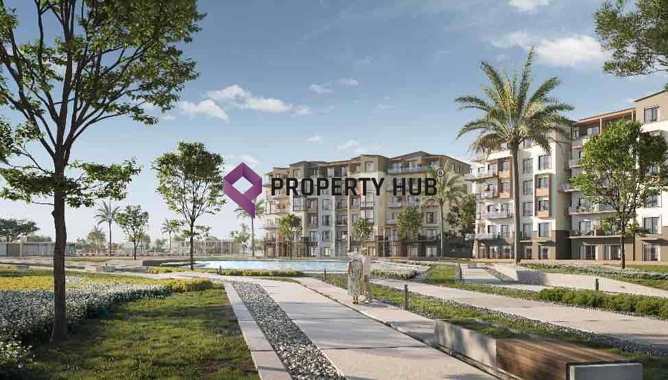 Hyde park new cairo 112 sqm 2 bedrooms prime location greens 0