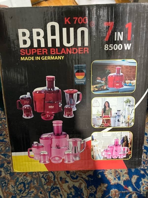 Braun kitchen machine 7 in 1 1