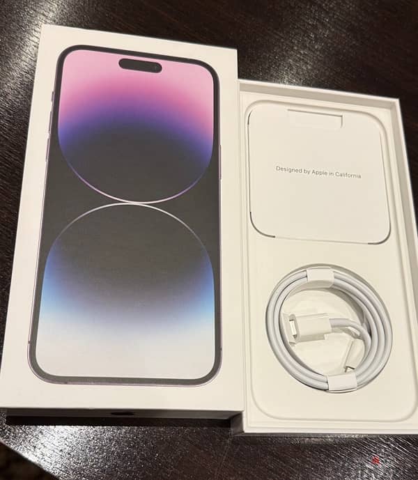 I phone 14 pro max 1TB purple Like New 3