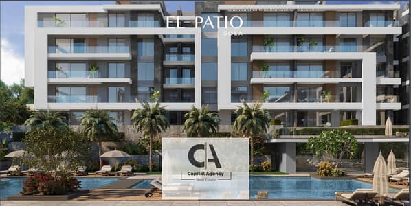 With a 25% cash discount an apartment for sale directly in front of Madinty in Patio Sola Compound with La Vista - or 0% down payment - open view