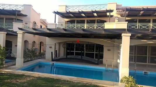 Inspect and receive a chalet with a roof, immediate delivery, open view on the sea, fully finished  La Vista Sokhna