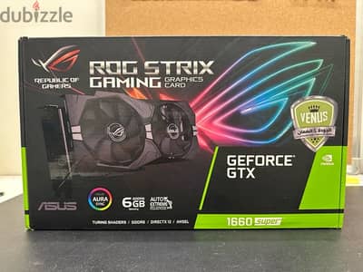 كارت شاشة Asus ROG Strix Nvidia Geforce GTX 1660 Super 6GB للبيع