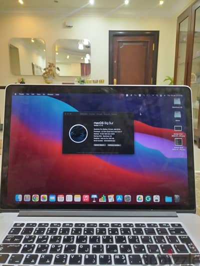 MacBook Pro (Retina, 15-inch, Mid 2014 حاله ممتازه