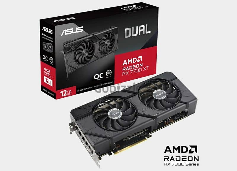 Asus Dual Amd Radeon RX 7700XT OC Edition 12GB (New) 1