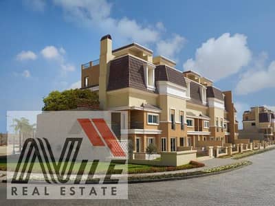 S villa Corner 295m For Sale At Sarai Mostkbal City Open View Landscape Lowest Price