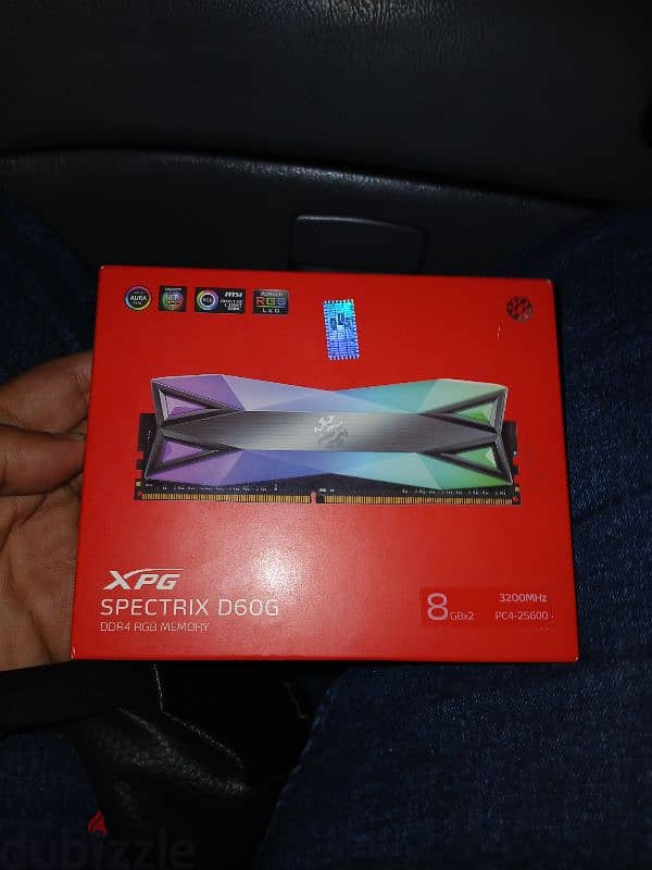 رامات 2x8 16GB DDR4 3200MHZ XPG SPECTRIX D60G RG 1