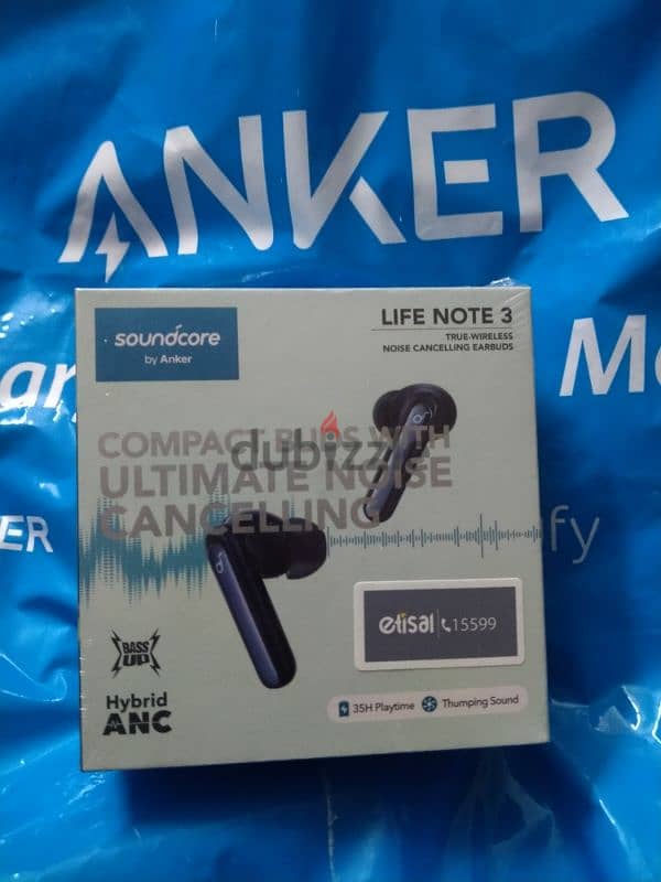 Soundcore Life Note 3 Blue (Sealed) 18 Month Warranty متبرشمة بالضمان 0