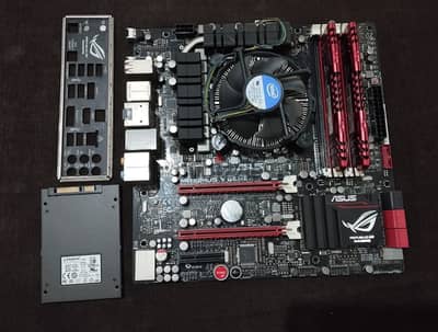 للبيع - باندل كامل جيل تالت - I7 3770K -ASUS Maximus Z77 - 8G - 120G