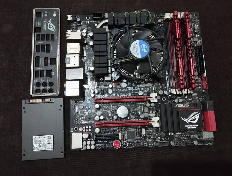 للبيع - باندل كامل جيل تالت - I7 3770K -ASUS Maximus Z77 - 8G - 120G 0