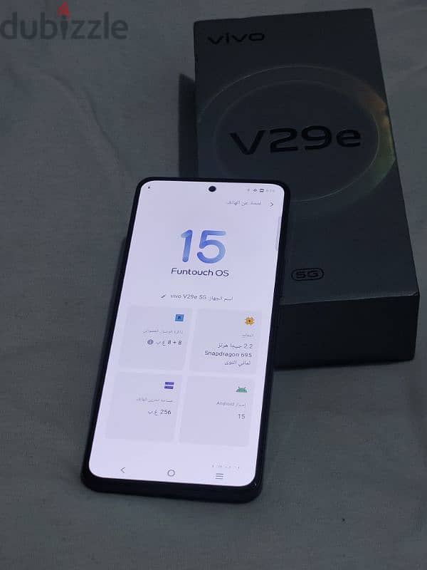 vivo v29e 5G رمات 8+8مساحه 256جيجا الفون زيرو مع كل حاجه ولسه في الضم 2