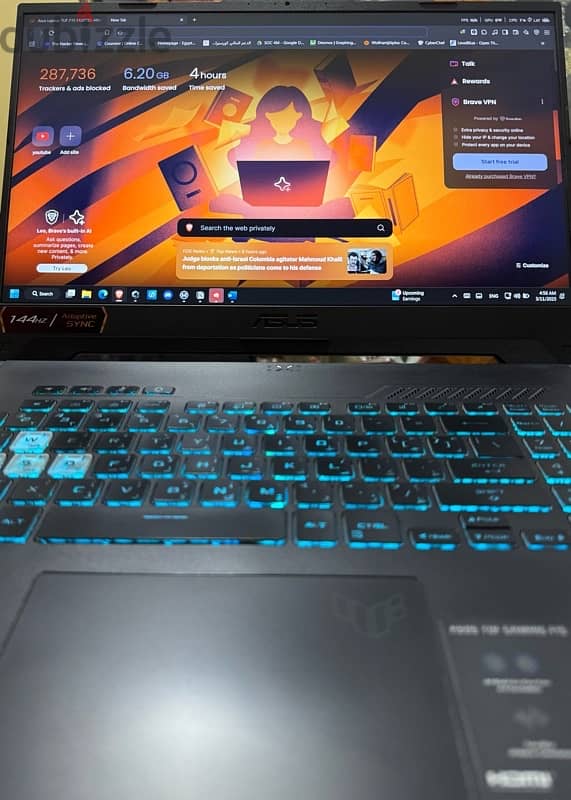 ASUS TUF Gaming F15 FX507ZE-HN080W 5