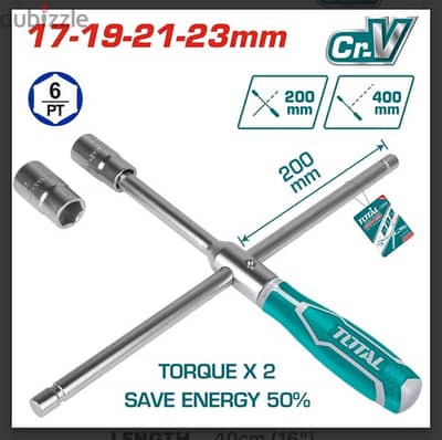 Total Tools Rapid Cross Wrench, 16 Inch THTRCW40231