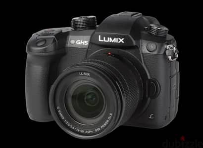 panasonic lumix Gh5 + lens lumix 12-60mm  كاميرا احترافيه ليومكس