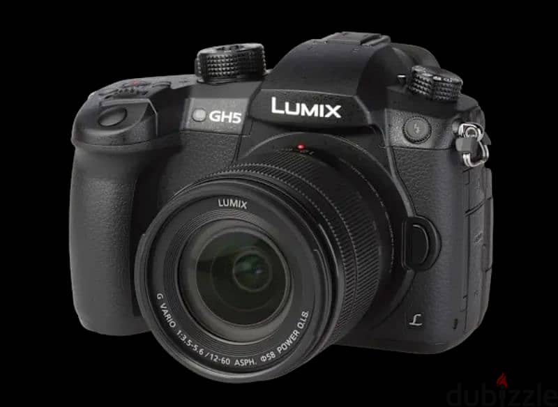 panasonic lumix Gh5 + lens lumix 12-60mm  كاميرا احترافيه ليومكس 0