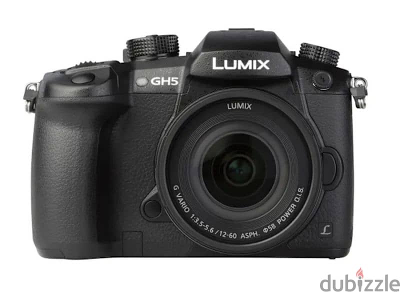 panasonic lumix Gh5 + lens lumix 12-60mm  كاميرا احترافيه ليومكس 1