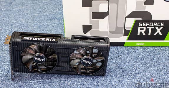 كارت شاشة palit RTX 3060 dual Fan قاطع باور