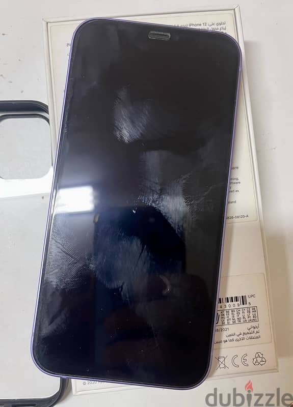 iphone 12 128g purple battery100% 1