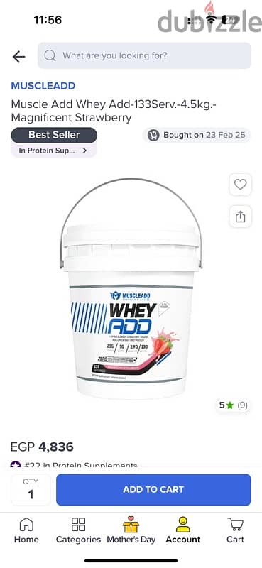 Muscle Add Whey protein